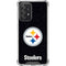 NFL Pittsburgh Steelers Distressed Galaxy A52 5G Clear Case